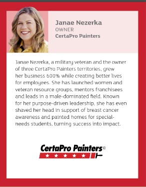 Janae Nezerka CertaPro Woman of Wonder Profile